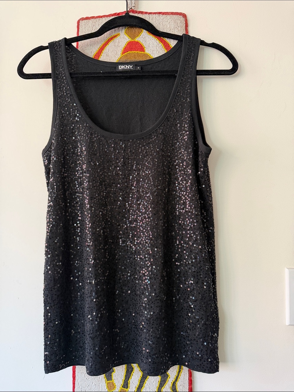 “DKNY” Donna Karan Gorgeous Sequin Tank top